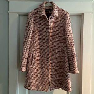 Donatella 10 Umbridge pink maroon tweed lady coat